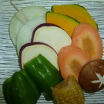焼野菜盛