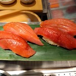 野毛 かど平 - マグロ握りダブル