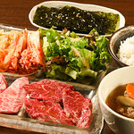 焼肉工房 但馬屋 - 贅沢ランチ（ミックス・カルビとハラミ）