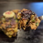 象屋 - 醤油ダレだと、豚肉の甘みがしっかり伝わってくる
      香ばしくて「ねぎ焼き」食べてる気分！うま！