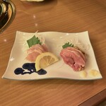 地鶏の里 永楽荘 - とり刺し