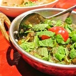 タンドールバル カマルプール - ラムミントカレー　1250円