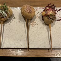 フレンチ串揚げBEIGNET 東京 - BEIGNETの串6種類①