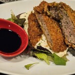 ジィーロ - レバカツ。タルタルもソースも絶妙