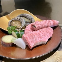 名駅 鉄板焼き 森本Ｘ Premium - 今回の食材
