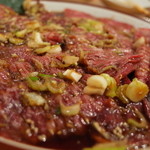 炭焼 金竜山 - ハラミ(3人前) 2014.5.1X ※野菜除去後