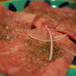 炭焼 金竜山 - 上タン(追加／2人前) 2014.5.1X ※野菜除去後