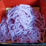 石挽き手打ち 一葉 - 2024年11月28日(木)  二色蕎麦(紫芋蕎麦)