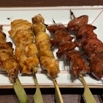 焼鳥 ハレツバメ - 焼き鳥盛り合わせ(タレ)