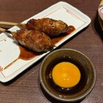 焼鳥 ハレツバメ - 鴨100%つくね(卵有り無しが選べます)