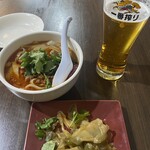 刀削麺酒家 - 刀削麺が来た時は、既に腹八分