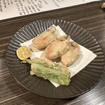 耳 - 天麩羅　牡蠣　1100円