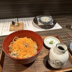 耳 - そば・カラスミ1900円