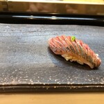 松寿司 - あじ