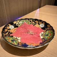 焼肉 水谷 - 肉刺しとゴマ油