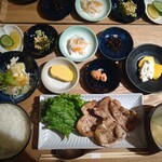 千住 剣崎 - 金星佐賀豚岩塩焼き定食