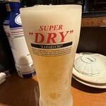築地かねまさ - 生ビール
