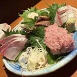 築地かねまさ - 本日の鮮魚御造り5点盛り