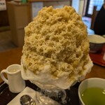 秀月堂 - マロンかき氷　シロップ小　1200円（税込）