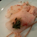 俺のフレンチ・イタリアン - ズワイガニ飲食風景