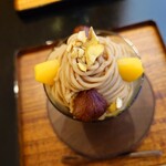 無碍山房 京都髙島屋店 - モンブランパフェ