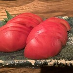 古窯庵 - 冷やしトマト