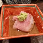 茜坂大沼 - ●お食事「与市の鰤の胡麻ダレ茶漬け」