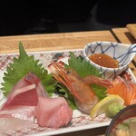 博多の大衆料理 喜水丸 - お刺身も新鮮だし、盛りもよかったよ