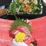 鮨・割烹 清瀧 - お刺身、サラダ