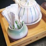 鮨・割烹 清瀧 - 卓上のメンツ