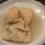 ひと椿 - ■おでん　朝採れ春菊の袋　？