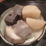 ひと椿 - ・おでん３種(おまかせ　里芋、大根、こんにゃく)