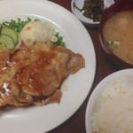 Hirusuandobaraya - ランチ　豚しょうが焼き定食　\700