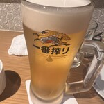 吟醸マグロ - まずは生ビール