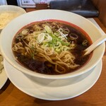 幸楽苑 - ブラック素ラーメンの大盛り♪