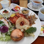 桃花亭 - 野菜がたくさん ももたんプレート