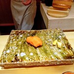 鮨 一 - 甘海老三尾漬け