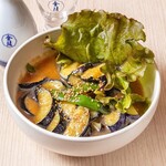 金陵本店 - 甘い味噌がお酒と良く合う「なす味噌炒め」