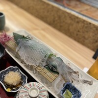 対馬のどぐろとイカ活き造り 博多 魚蔵 都ホテル店 - 