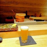 鮨 一 - 生ビール(サービス)
