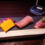 米沢牛焼肉 仔虎 - ハラミ・タン塩・トモズネ