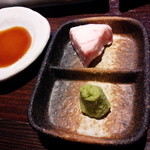 米沢牛焼肉 仔虎 - 牛皮とわさび