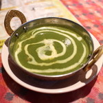 ザ・ナン・マスター　 - ほうれん草とマトンカレー☆