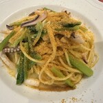 リストランテ アクアパッツァ - アオリイカのカラスミパスタ