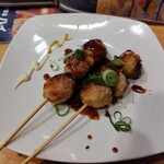 こだわり炭火焼鳥 ふらふら - 追加でつくね。単品注文は2本ずつ。