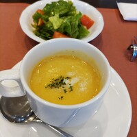 厳選洋食さくらい - カップスープ＆サラダ