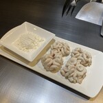 鉄板焼 石狩 - 焼く前のタチ