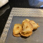 鉄板焼 石狩 - ニンニク