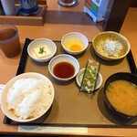 やよい軒 - しらすおろし朝食