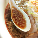 幸楽苑 - 黒いスープ